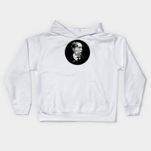 Charles Dickens in a Circle! Kids Hoodie